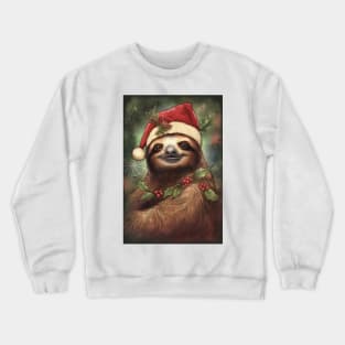 Christmas Sloth Crewneck Sweatshirt